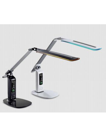 Flexo Control RGB Fecha y Hora Cabeza Giratoria Dimable USB