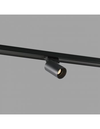 Proyector de Carril GU10 de Aluminio Negro