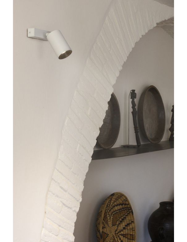 Aplique Plafón de Aluminio Blanco