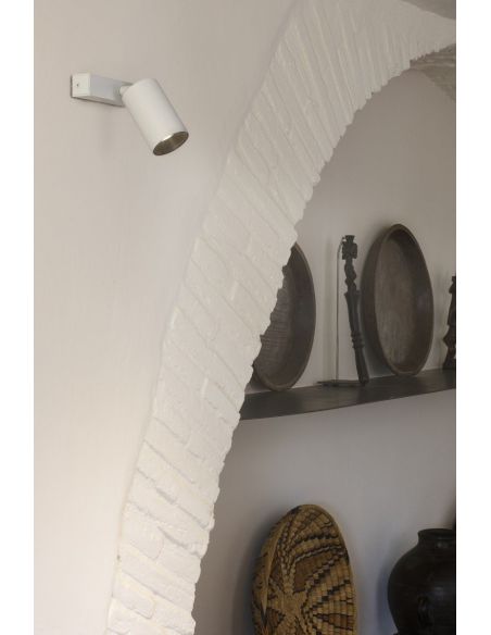 Aplique Plafón de Aluminio Blanco