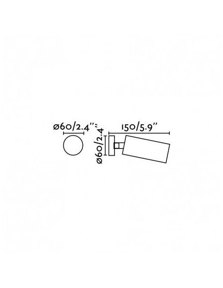 Proyector LED de Aluminio Blanco