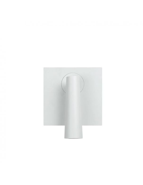 Aplique LED Base Cuadrada con USB Blanco