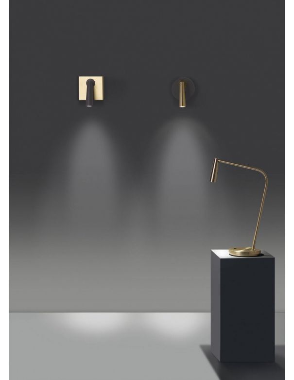 Sobremesa a juego con Aplique LED Oro