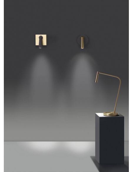 Sobremesa a juego con Aplique LED Oro