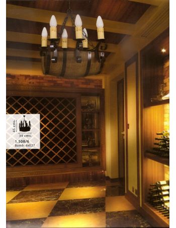 Lámpara de Colgar Barril