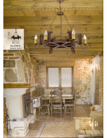 Lámpara Rústica Bajo Consumo