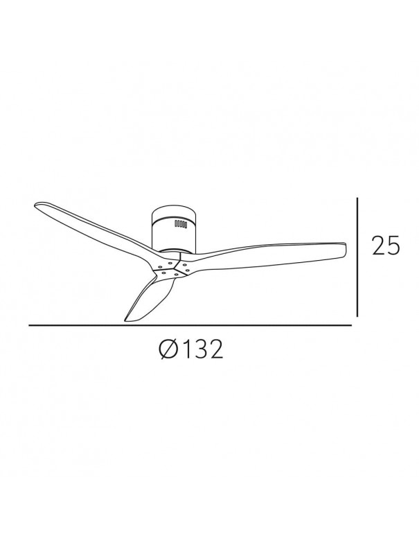 Ventilador sin Luz Fabrilamp