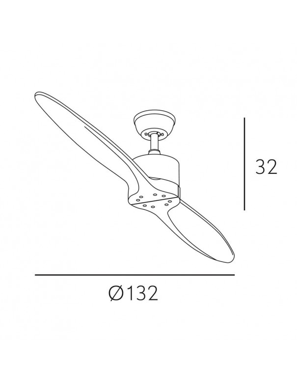 Ventilador de Techo Lestes sin Luz