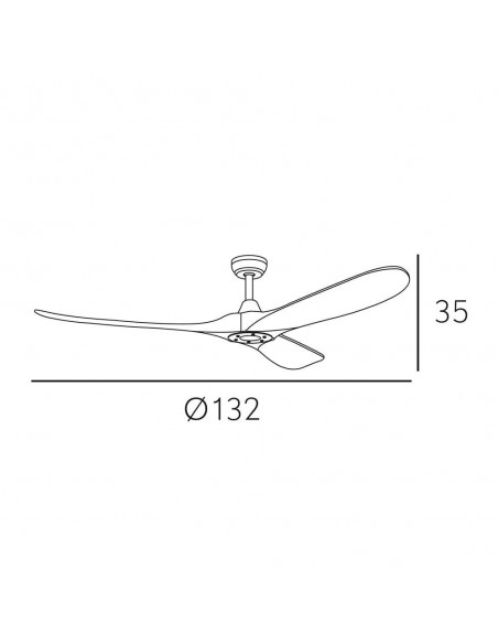 Ventiladores sin Luz Fabrilamp