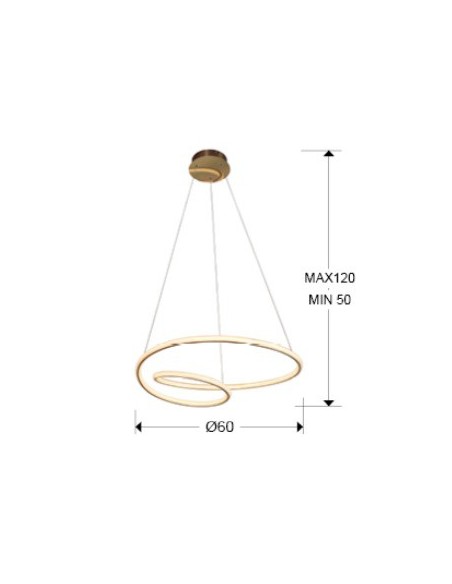 Lámpara de Techo Tube Schuller