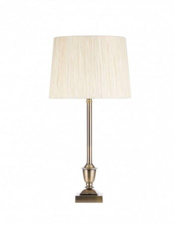 Lámpara de Mesa Roble Dorada