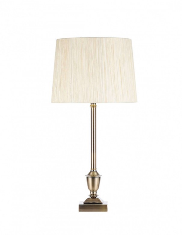 Lámpara de Mesa Roble Dorada