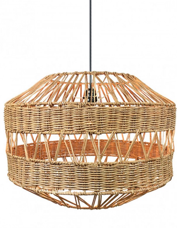 lámparas de rattan de fabrilamp
