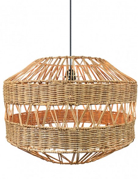 lámparas de rattan de fabrilamp