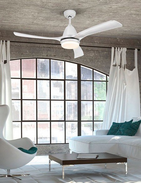 ventilador techo aspas blanco