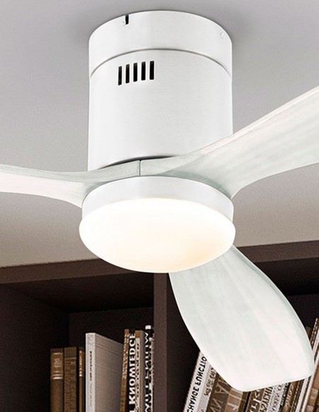 ventilador de techo siroco blanco