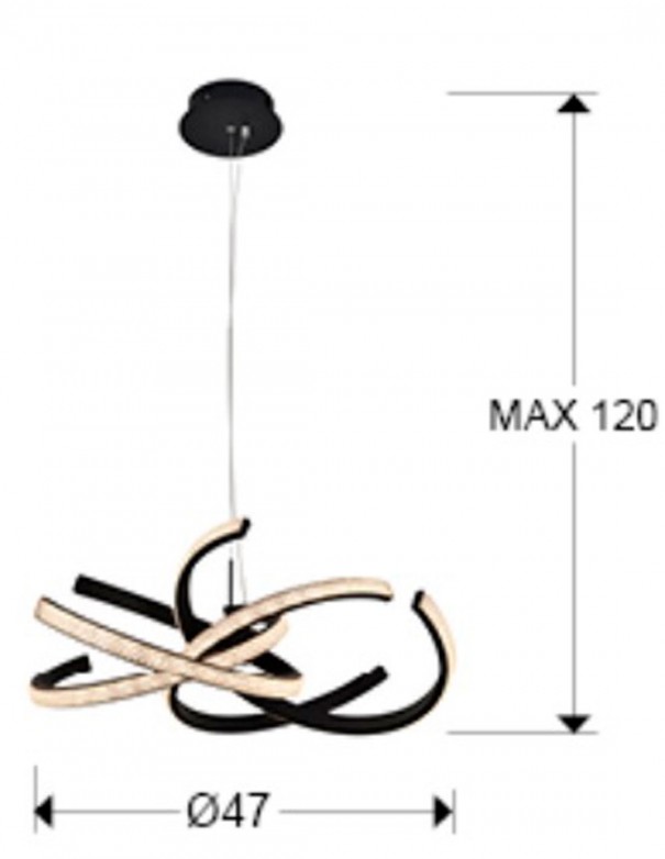 lámpara ring medidas