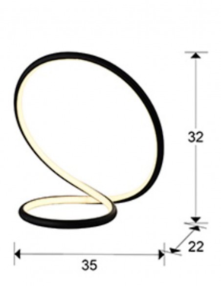 sobremesa infinito medidas