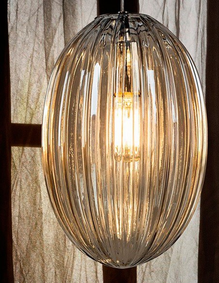 Lámpara Ovila Coñac 20cm de Schulle Oferta