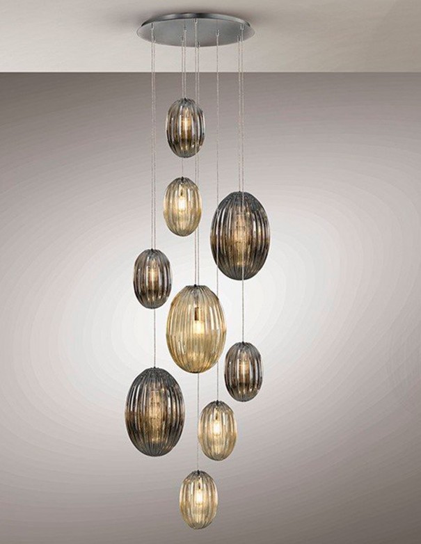 lampara ovila schuller 9 luces