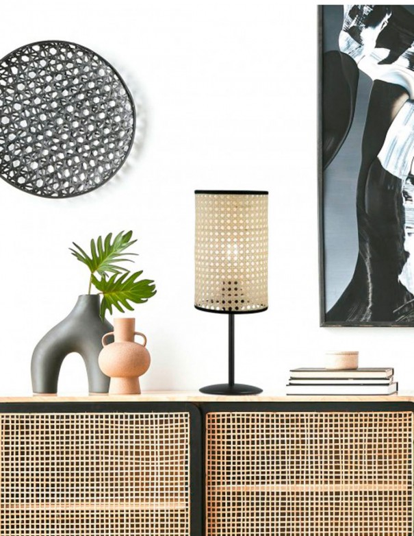 Sobremesa estilo artesanal color natural