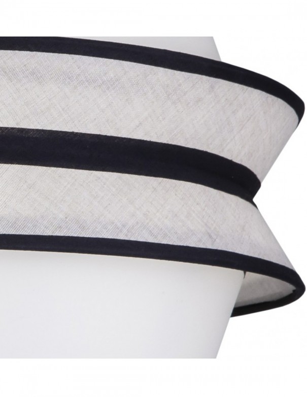 Lámpara de techo blanco con visón