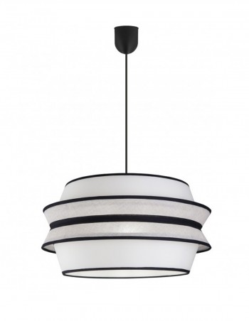 Lámpara de techo con tejido combinado