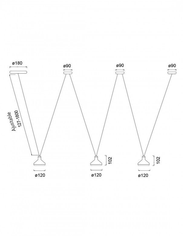 Lámpara Sirio Mantra Adaptable