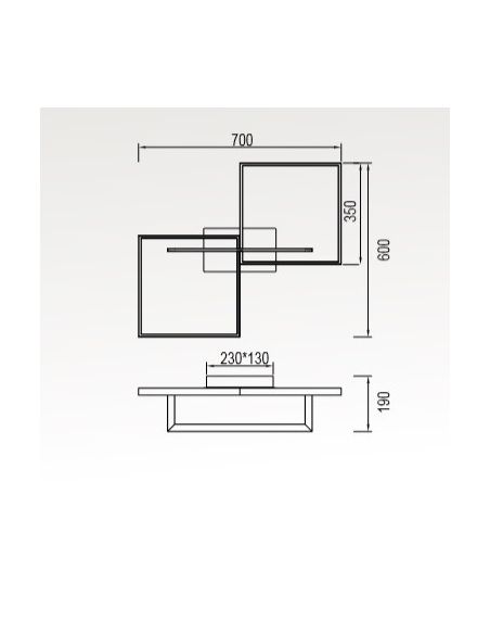Plafón Mural Dimable Mantra