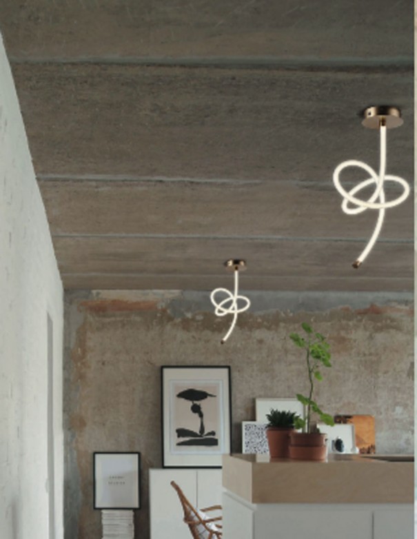 Rebajas en plafones de led con tubo siliconado.