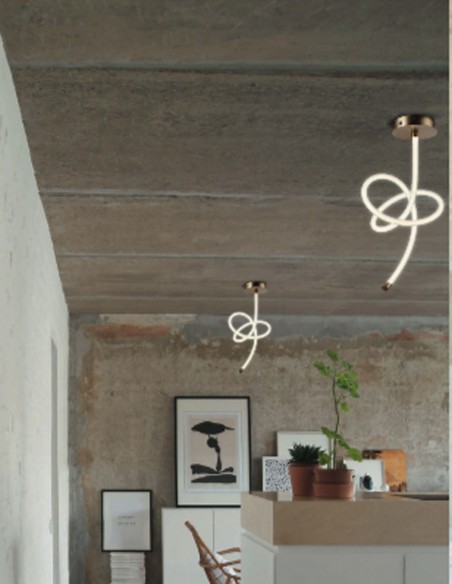 Rebajas en plafones de led con tubo siliconado.