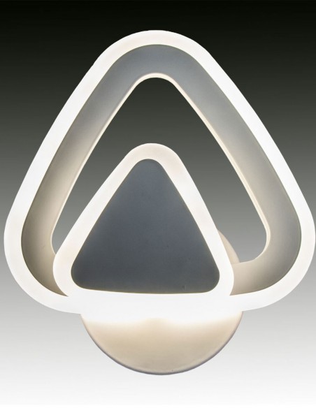 Apliques con ángulo de apertura de luz de 180º.