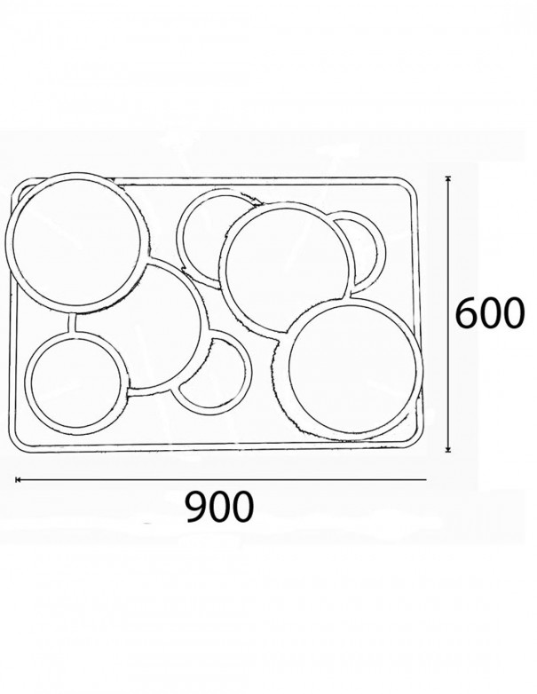 Plafón Galaxy con eficiencia energética.