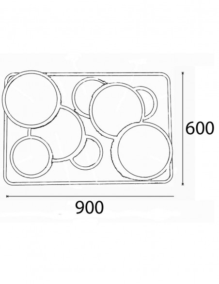 Plafón Galaxy con eficiencia energética.