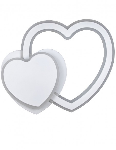 Original plafón de techo con forma de corazón