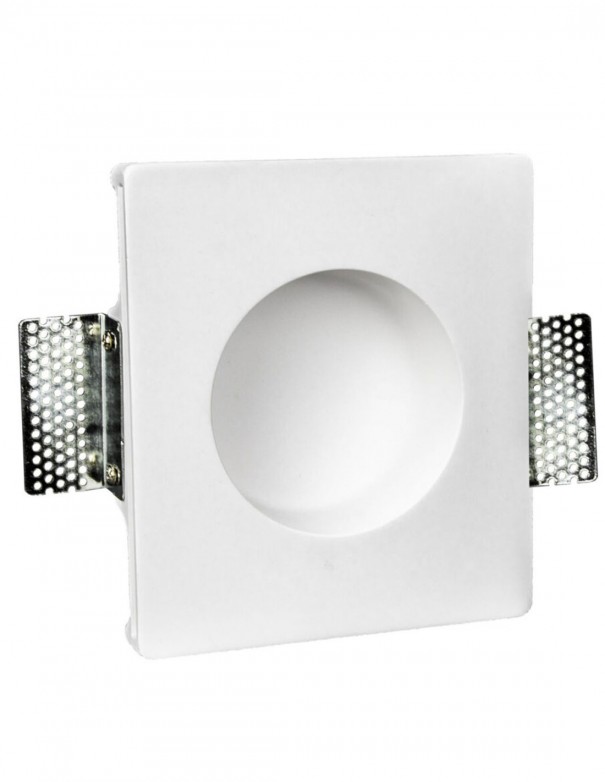 Aplique bañador de pared cuadrado con led integrado.