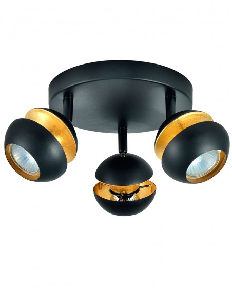 Plafón de Techo Beethoven Negro