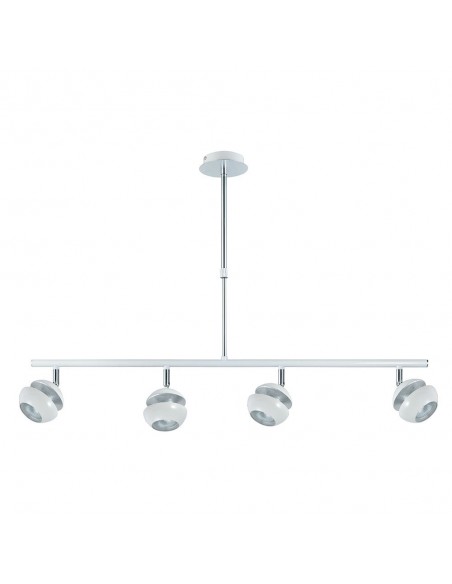 lampara de techo beethoven 4 luces blanca