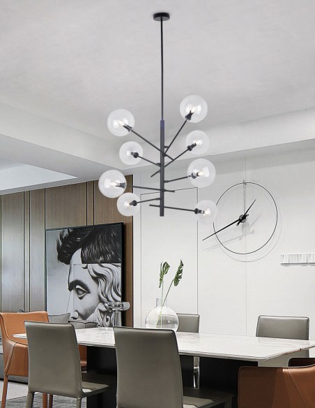 Lámparas con 8 luces para bombillas G9