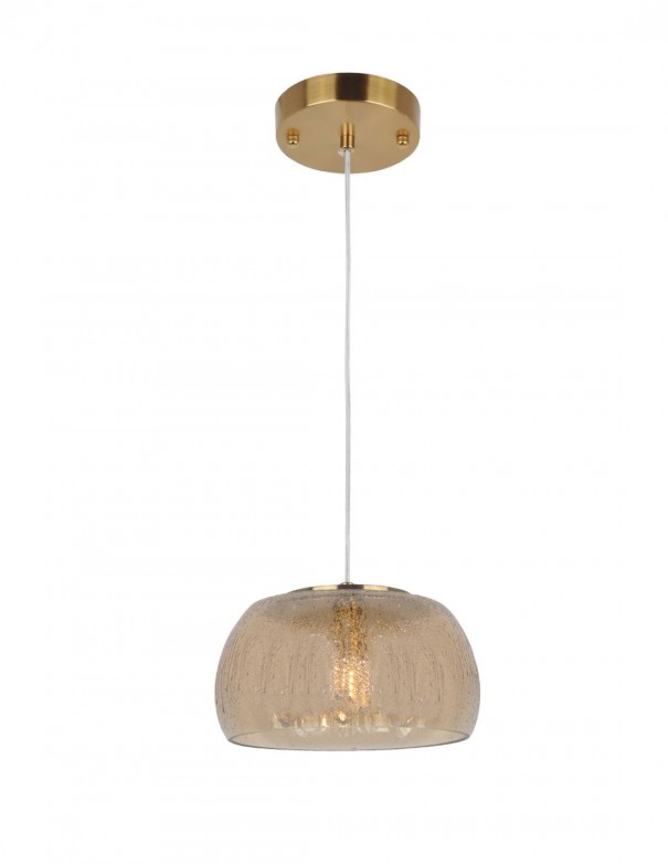 Lámpara con bolas facetadas de cristal