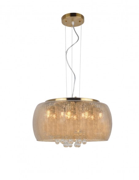 Rebajas en lámparas de cristal espectaculares.