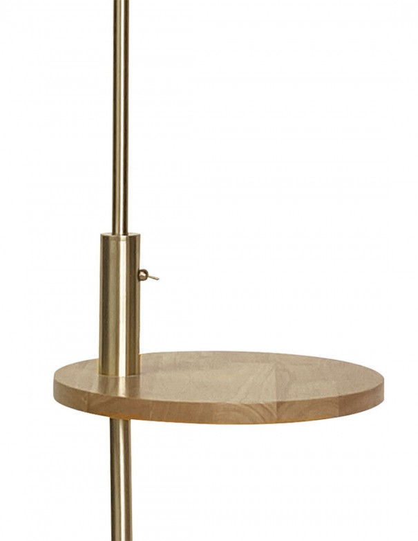 Lámpara de pie con mesa y USB