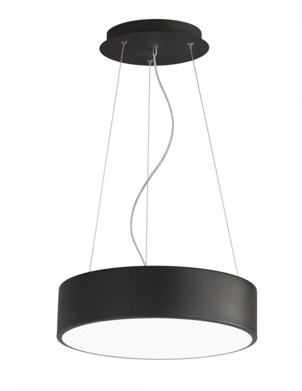 Lámpara de techo led color negro