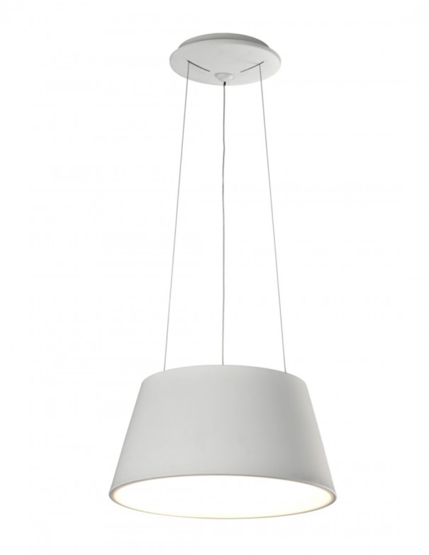 Lámpara suspendida blanca con led de 36w