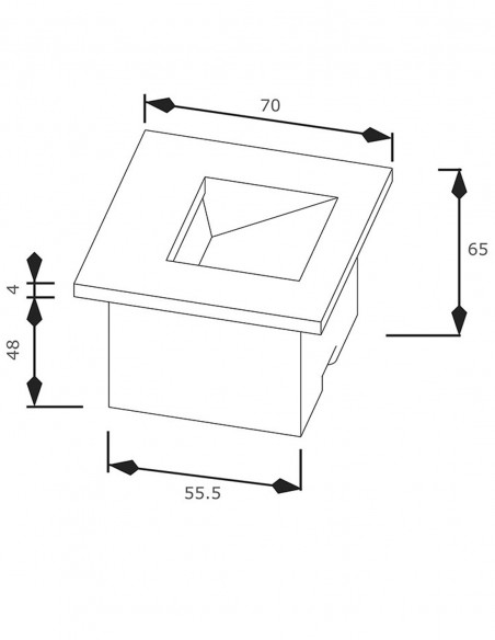 Bañadores de pared con IP65