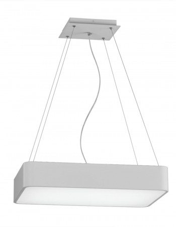 Lámpara colgante regulable led blanca