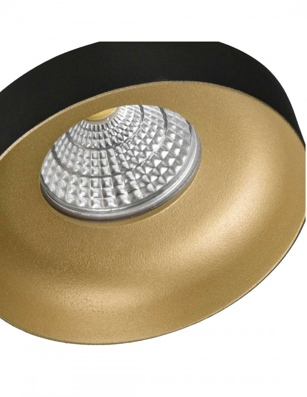 Empotrable de Techo Negro/Oro 2CM