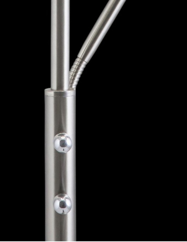 Lámpara de pie doble interruptor