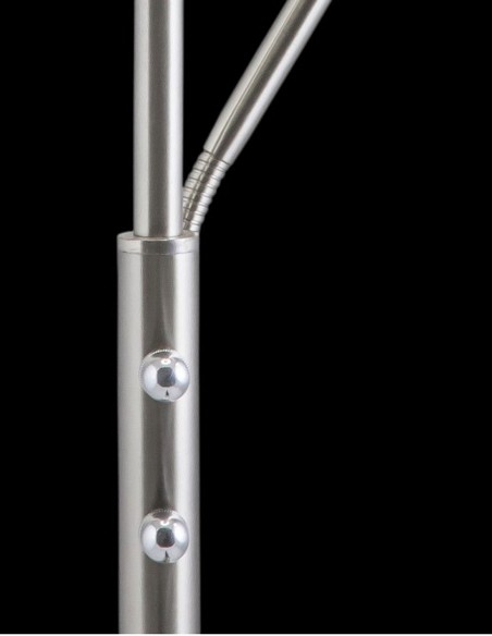 Lámpara de pie doble interruptor