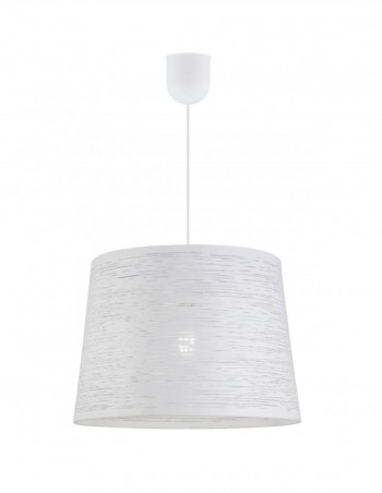 Lámpara de hierro blanco decorada regulable